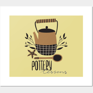 Pottery Lessons Posters and Art